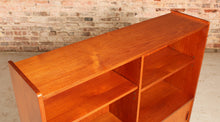 Load image into Gallery viewer, Mid Century teak bookcase, circa 1960s
