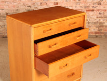 Load image into Gallery viewer, Mid Century 'Brandon' oak chest of drawers by G-plan, circa 1960s.
