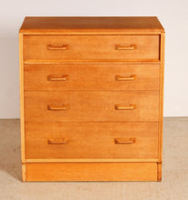 Load image into Gallery viewer, Mid Century G-plan Brandon oak chest of drawers, circa 1960s
