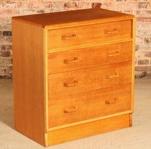 Load image into Gallery viewer, Mid Century G-plan Brandon oak chest of drawers, circa 1960s

