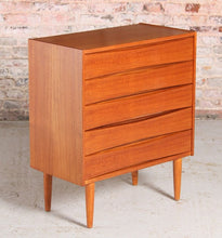 Load image into Gallery viewer, Midcentury Teak Chest of Drawers by Skeie &amp; Co Mobelfabrikk, Norway c.1960s
