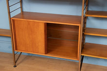 Load image into Gallery viewer, Midcentury 4 Bay Ladderax Shelving System by Robert Heal c.1960s
