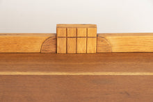 Load image into Gallery viewer, Art Deco Oak Sideboard with Chrome Handles c.1930
