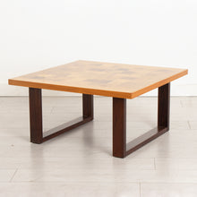 Load image into Gallery viewer, Danish Midcentury Chequered Rosewood Square Coffee Table by Poul Cadovius for Cado

