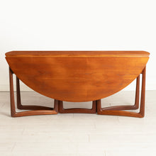 Load image into Gallery viewer, Danish Mid Century drop leaf dining table designed Peter Hvidt and Orla Mølgaard-Nielsen for France &amp; Søn, circa 1960s
