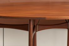 Load image into Gallery viewer, Danish Mid Century drop leaf dining table designed Peter Hvidt and Orla Mølgaard-Nielsen for France &amp; Søn, circa 1960s
