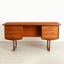 Load image into Gallery viewer, Danish Midcentury Executive Teak Desk by VI-MA Møbler c.1960s
