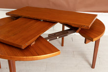 Load image into Gallery viewer, Danish Mid Century extending teak dining table by CJ Rosengaarden, circa 1960s
