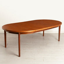 Load image into Gallery viewer, Danish Mid Century extending teak dining table by CJ Rosengaarden, circa 1960s
