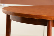 Load image into Gallery viewer, Danish Mid Century extending teak dining table by CJ Rosengaarden, circa 1960s
