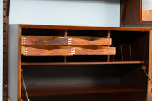 Load image into Gallery viewer, Danish Midcentury &#39;Royal System&#39; 2-Bay Rosewood Wall System Bookcase by Poul Cadovius
