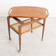 Load image into Gallery viewer, Danish Midcentury Serving Trolley by Johannes Andersen for Silkeborg c.1960s
