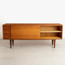Load image into Gallery viewer, Danish Midcentury Sideboard in Teak with Recessed Handles c.1965

