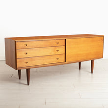 Load image into Gallery viewer, Danish Midcentury Sideboard in Teak with Recessed Handles c.1965
