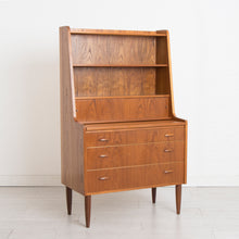 Load image into Gallery viewer, Danish Midcentury Teak Bureau by Edvard Valentinsen c.1960s
