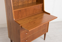 Load image into Gallery viewer, Danish Midcentury Teak Bureau by Edvard Valentinsen c.1960s

