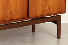 Load image into Gallery viewer, Danish Mid Century teak sideboard by Arne Hovmand Olsen for Mogens Kold, circa 1960s
