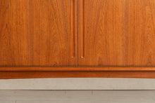 Load image into Gallery viewer, Danish Midcentury Teak Sideboard with Sliding Doors by Bernard Pedersen &amp; Son c.1960s
