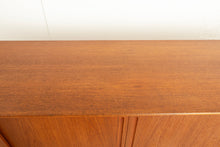 Load image into Gallery viewer, Danish Midcentury Teak Sideboard with Sliding Doors by Bernard Pedersen &amp; Son c.1960s
