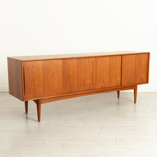 Load image into Gallery viewer, Danish Midcentury Teak Sideboard with Sliding Doors by Bernard Pedersen &amp; Son c.1960s
