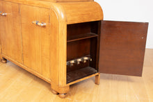 Load image into Gallery viewer, English Art Deco Solid Oak Drinks Cabinet by E Gomme c.1930s
