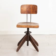 Load image into Gallery viewer, Industrial Factory Chair by Robert Wagner for Rowac Bemefa c.1950s
