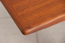 Load image into Gallery viewer, Large Midcentury Danish Teak Coffee Table with Magazine Shelf by Niels Bach c.1965
