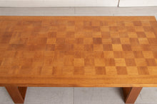 Load image into Gallery viewer, Midcentury Chequered Teak Rectangular Coffee Table by Poul Cadovius for France &amp; son c.1960s
