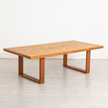 Load image into Gallery viewer, Midcentury Chequered Teak Rectangular Coffee Table by Poul Cadovius for France &amp; son c.1960s
