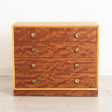 Load image into Gallery viewer, Midcentury Chest of Drawers in Mahogany with Circular Brass Handles c.1960

