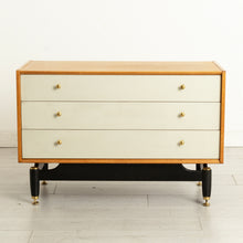 Load image into Gallery viewer, Midcentury G Plan &#39;Chinese White&#39; Range Chest of Drawers c.1965
