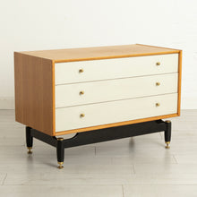 Load image into Gallery viewer, Midcentury G Plan &#39;Chinese White&#39; Range Chest of Drawers c.1965
