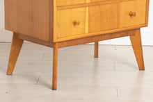 Load image into Gallery viewer, Midcentury &#39;Cumbrae&#39; Oak Chest of Drawers by Morris of Glasgow c.1960
