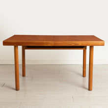 Load image into Gallery viewer, Danish Mid Century extending teak dining table, circa 1970s

