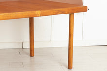 Load image into Gallery viewer, Danish Mid Century extending teak dining table, circa 1970s
