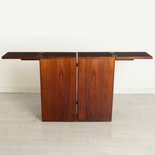 Load image into Gallery viewer, Midcentury Danish Rosewood 'Captain's Bar' by Reno Wahl Iversen for Dyrlund c.1965
