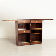 Load image into Gallery viewer, Midcentury Danish Rosewood 'Captain's Bar' by Reno Wahl Iversen for Dyrlund c.1965

