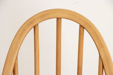 Load image into Gallery viewer, Midcentury Ercol Drop Leaf Dining Table &amp; 4 Chairs in Elm &amp; Beech c 1960s
