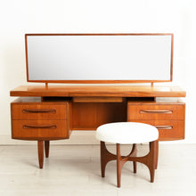 Load image into Gallery viewer, Midcentury Fresco Teak Dressing Table &amp; Stool by G-Plan
