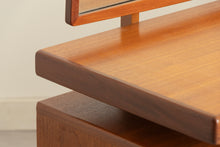 Load image into Gallery viewer, Midcentury Fresco Teak Dressing Table &amp; Stool by G-Plan
