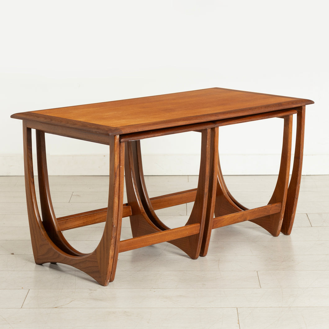 Midcentury G Plan Astro Long John Teak Nest of Tables c.1960s