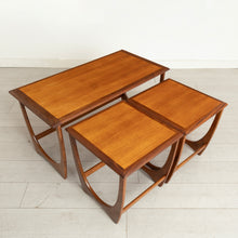 Load image into Gallery viewer, Midcentury G Plan Astro Long John Teak Nest of Tables c.1960s
