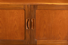 Load image into Gallery viewer, Mid Century G-plan Fresco sideboard/highboard with rattan front, circa 1960s
