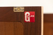 Load image into Gallery viewer, Mid Century G-plan Fresco sideboard/highboard with rattan front, circa 1960s
