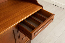 Load image into Gallery viewer, Mid Century G-plan Fresco sideboard/highboard with rattan front, circa 1960s
