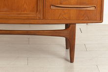 Load image into Gallery viewer, Mid Century G-plan Fresco sideboard/highboard with rattan front, circa 1960s

