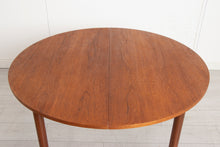 Load image into Gallery viewer, Midcentury G Plan Round Extending Teak Dining Table c.1960s
