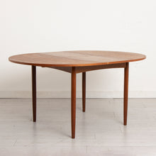 Load image into Gallery viewer, Midcentury G Plan Round Extending Teak Dining Table c.1960s
