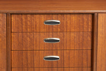Load image into Gallery viewer, Mid Century G-plan sideboard in tola with metal handles by Victor Wilkins, circa 1960s
