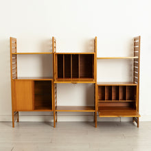 Load image into Gallery viewer, Midcentury Ladderax Modular Teak Bookcase System c.1975
